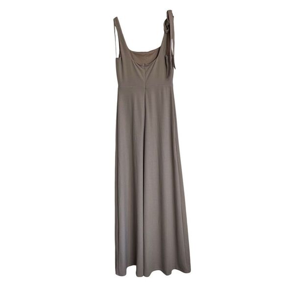 Birdy Grey Maxi Dress Womens Medium Taupe Alex NWT(Only One Tie Strap Included) - Picture 5 of 14